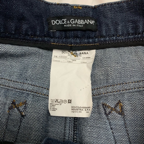 Dolce & Gabbana Jean Skirt Sz 38 NWOT - Picture 3 of 5